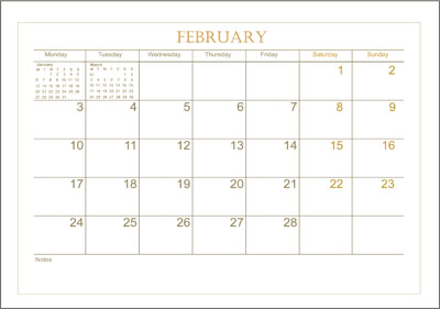 February