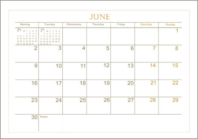 Mushroom art calendar_2025_June