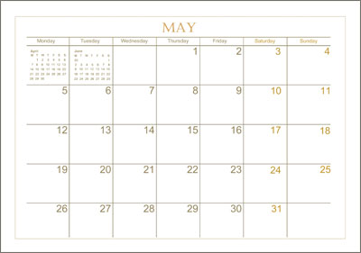 Mushroom art calendar_2025_May